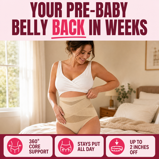 High-waisted postpartum shaping underwear — main:headline_benefits